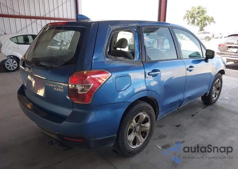 2016 Subaru Forester 2.5I z USA, uszkodzony, nr VIN JF2SJAAC6GG452607
